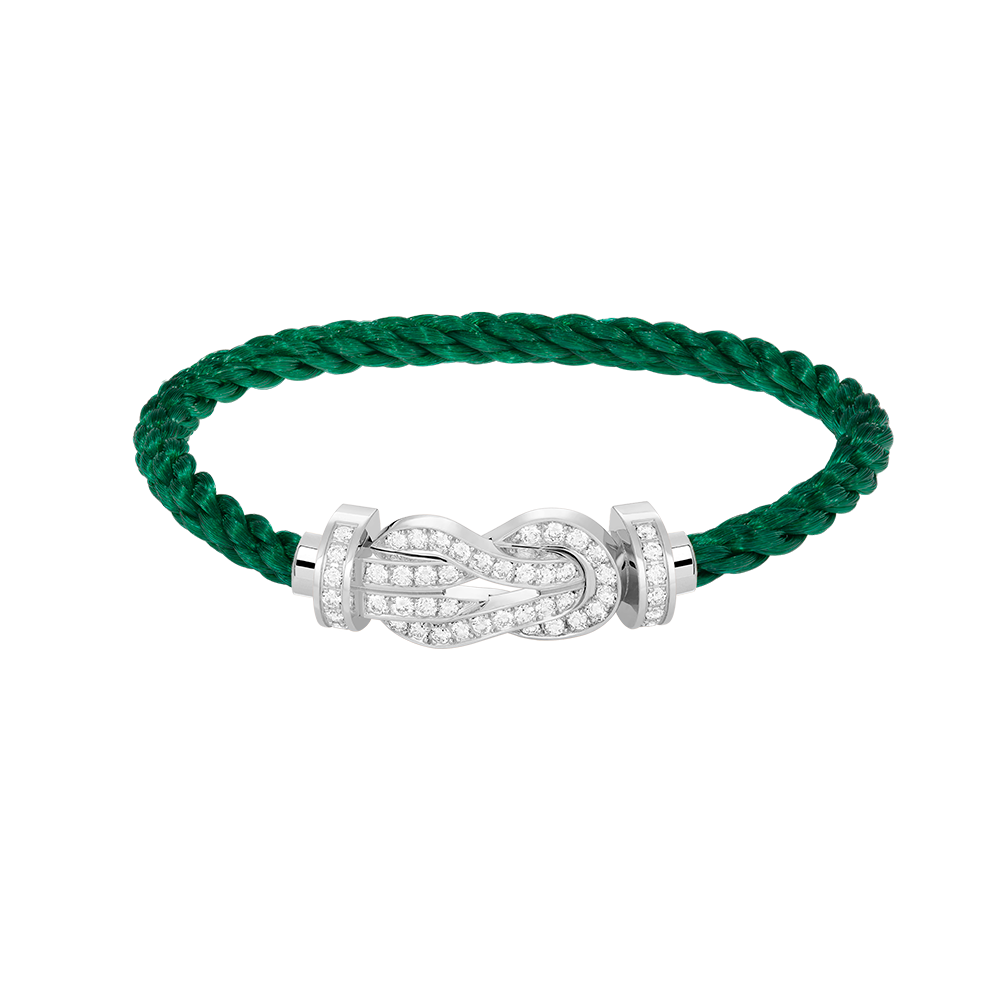 ¡®AuraJewelry¡¯CHANCE LARGE 8 FIGURE BUCKLE FULL DIAMOND BRACELET SILVER