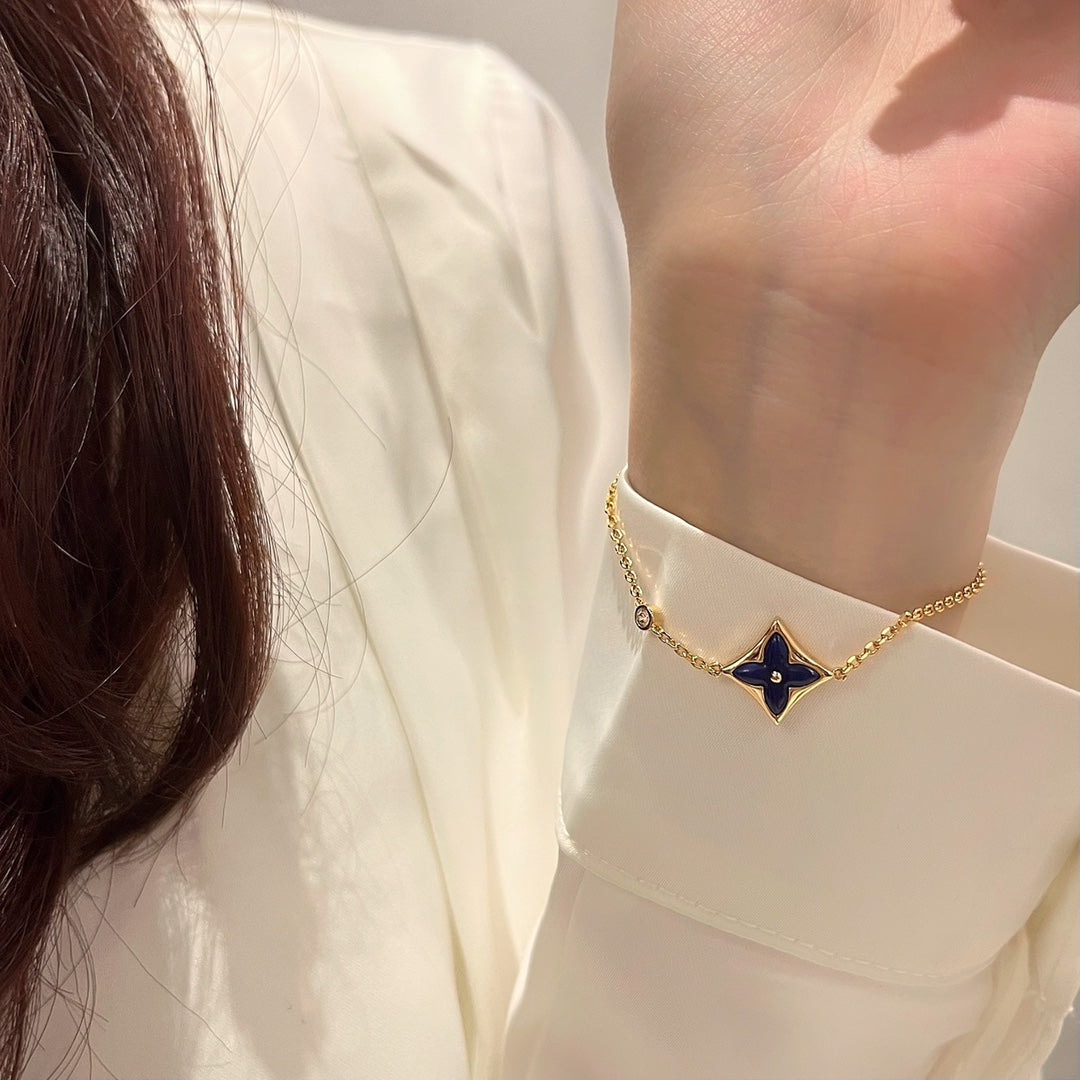 ¡®AuraJewelry¡¯COLOR STAR PINK GOLD DIAMOND BRACELET