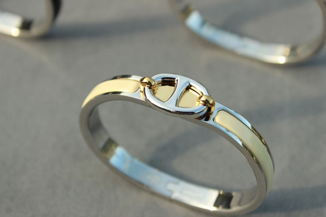 ¡®AuraJewelry¡¯CLIC CHAINE SILVER BRACELET