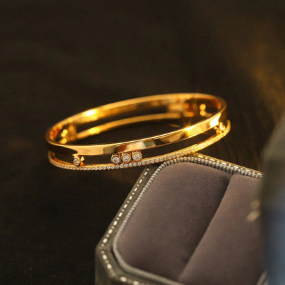 [AuraJewelry]Move Romane Diamond Bangle Bracelet