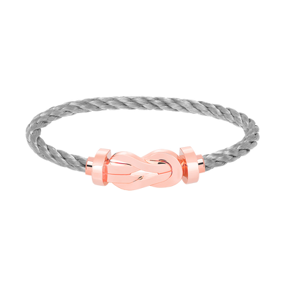 ¡®AuraJewelry¡¯CHANCE LARGE 8 FIGURE BUCKLE NO DIAMOND BRACELET ROSE GOLD