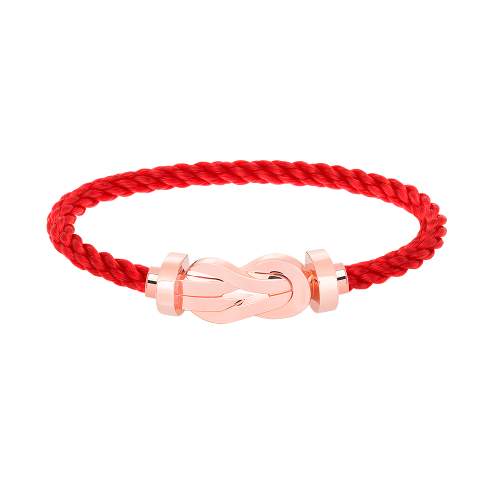 ¡®AuraJewelry¡¯CHANCE LARGE 8 FIGURE BUCKLE NO DIAMOND BRACELET ROSE GOLD