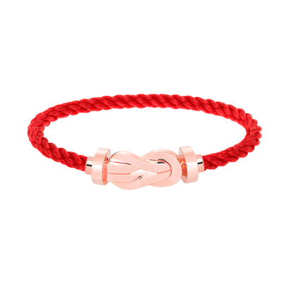 ¡®AuraJewelry¡¯CHANCE LARGE 8 FIGURE BUCKLE NO DIAMOND BRACELET ROSE GOLD