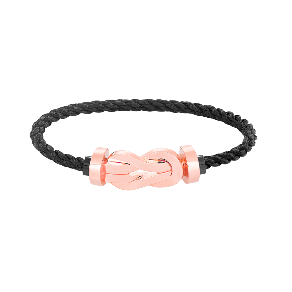 ¡®AuraJewelry¡¯CHANCE LARGE 8 FIGURE BUCKLE NO DIAMOND BRACELET ROSE GOLD