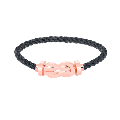 ¡®AuraJewelry¡¯CHANCE LARGE 8 FIGURE BUCKLE NO DIAMOND BRACELET ROSE GOLD