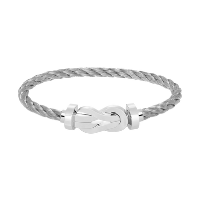 ¡®AuraJewelry¡¯CHANCE LARGE 8 FIGURE BUCKLE NO DIAMOND BRACELET SILVER