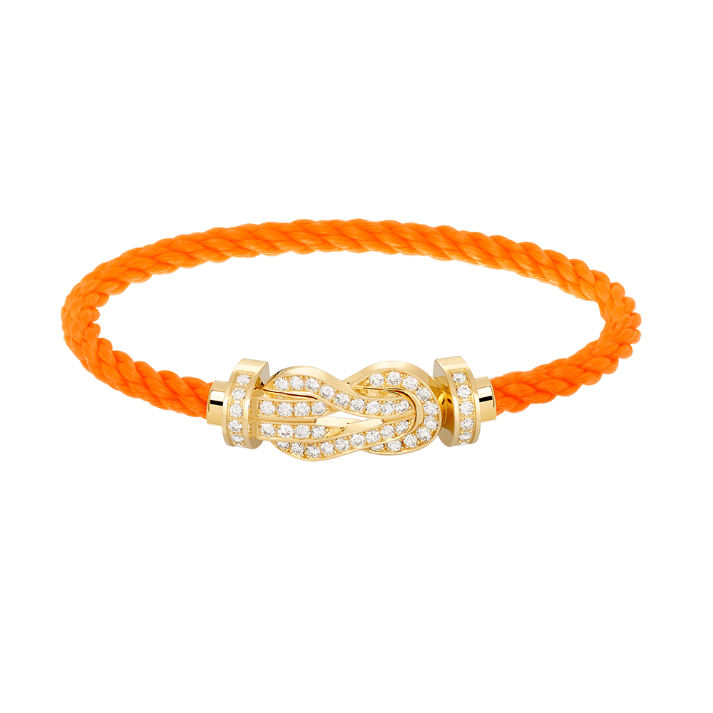 ¡®AuraJewelry¡¯CHANCE LARGE 8 FIGURE BUCKLE FULLDIAMOND BRACELET GOLD