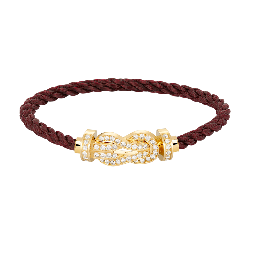 ¡®AuraJewelry¡¯CHANCE LARGE 8 FIGURE BUCKLE FULLDIAMOND BRACELET GOLD
