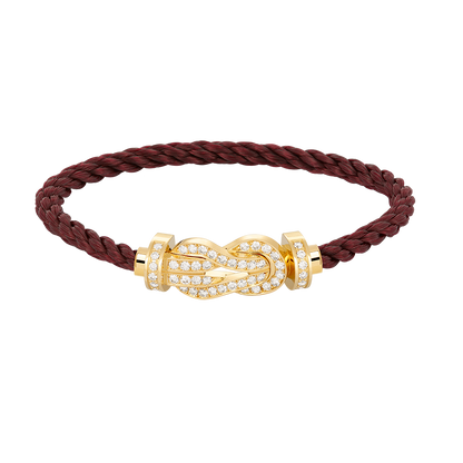 ¡®AuraJewelry¡¯CHANCE LARGE 8 FIGURE BUCKLE FULLDIAMOND BRACELET GOLD