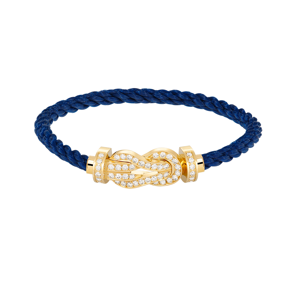 ¡®AuraJewelry¡¯CHANCE LARGE 8 FIGURE BUCKLE FULLDIAMOND BRACELET GOLD