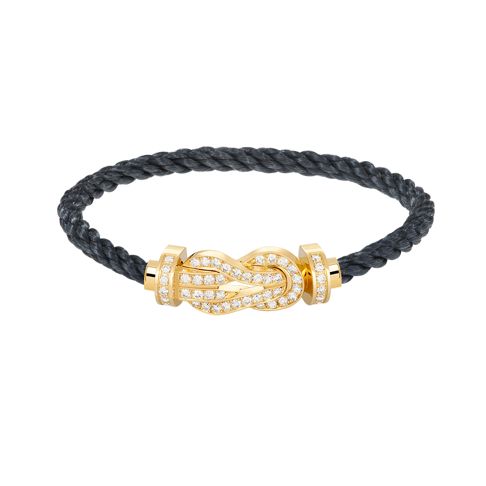 ¡®AuraJewelry¡¯CHANCE LARGE 8 FIGURE BUCKLE FULLDIAMOND BRACELET GOLD