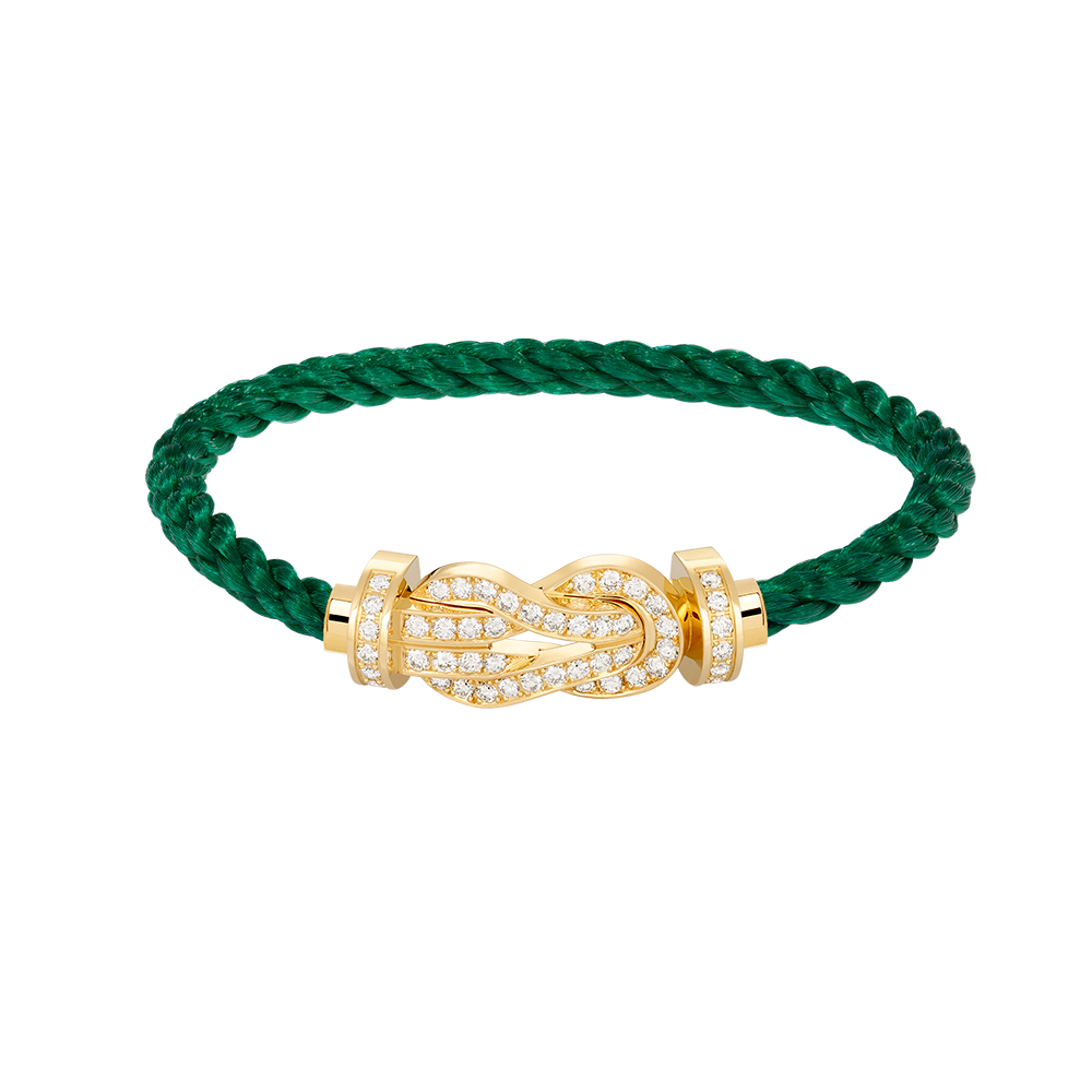 ¡®AuraJewelry¡¯CHANCE LARGE 8 FIGURE BUCKLE FULLDIAMOND BRACELET GOLD