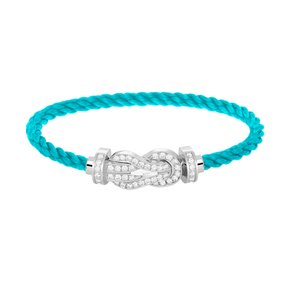 ¡®AuraJewelry¡¯CHANCE LARGE 8 FIGURE BUCKLE FULL DIAMOND BRACELET SILVER