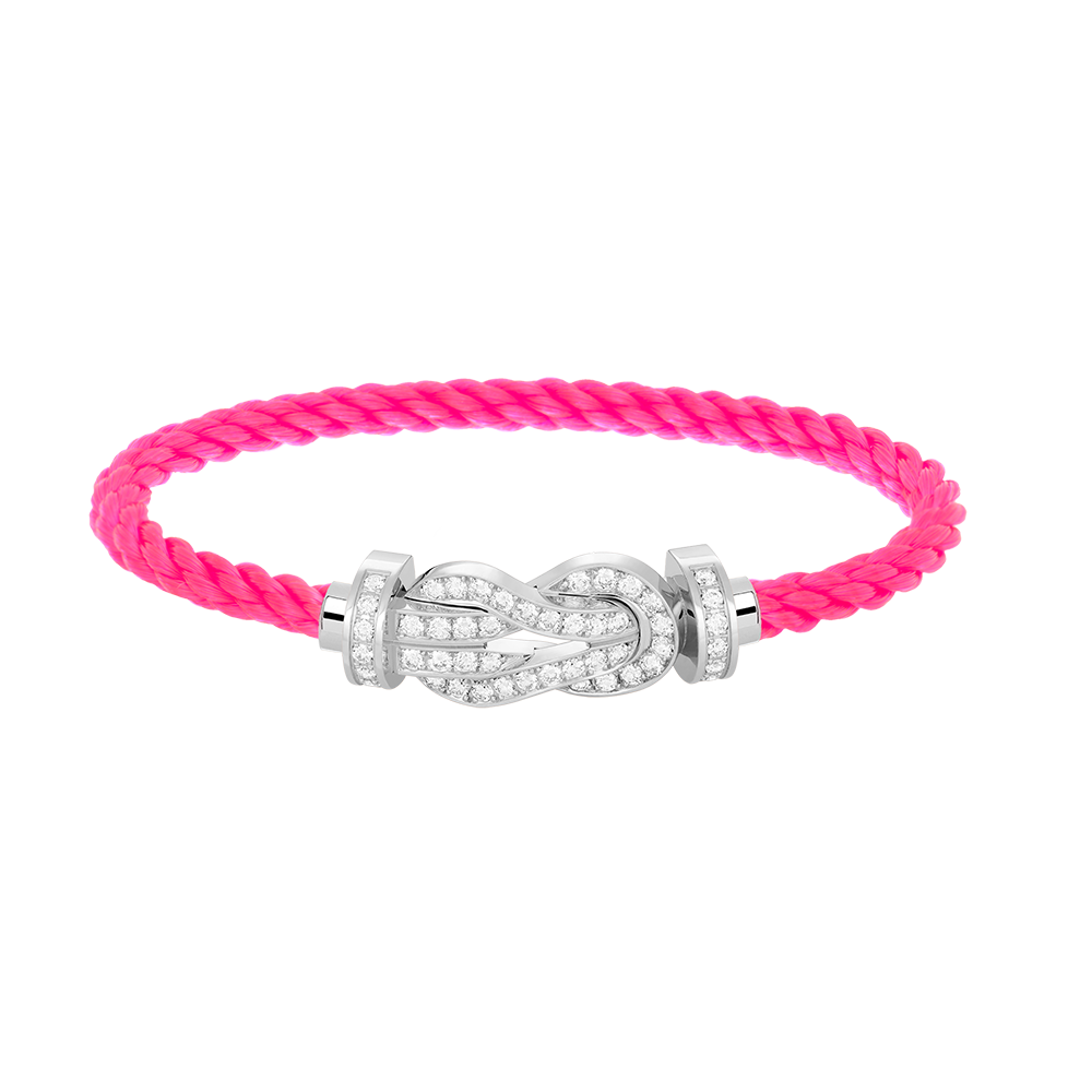 ¡®AuraJewelry¡¯CHANCE LARGE 8 FIGURE BUCKLE FULL DIAMOND BRACELET SILVER