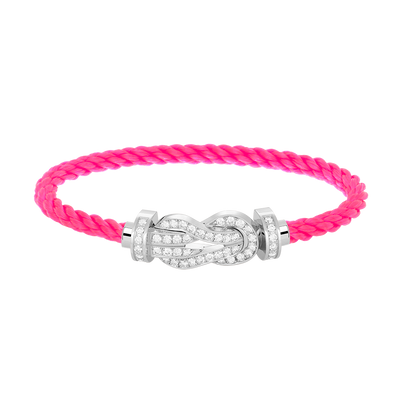 ¡®AuraJewelry¡¯CHANCE LARGE 8 FIGURE BUCKLE FULL DIAMOND BRACELET SILVER