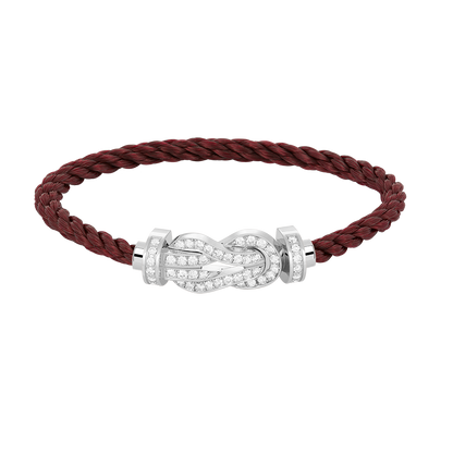 ¡®AuraJewelry¡¯CHANCE LARGE 8 FIGURE BUCKLE FULL DIAMOND BRACELET SILVER