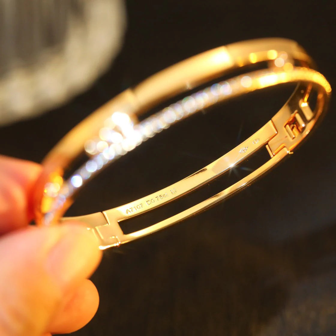 [AuraJewelry]Move Romane Diamond Bangle Bracelet