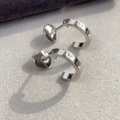 ¡®AuraJewelry¡¯LOVE EARRINGS 2.65MM SILVER