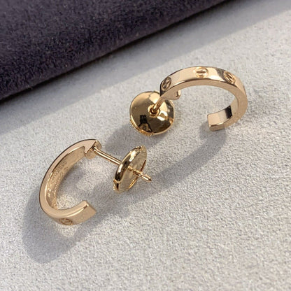 ¡®AuraJewelry¡¯LOVE EARRINGS 2.65MM PINK GOLD