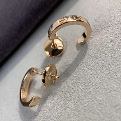 ¡®AuraJewelry¡¯LOVE EARRINGS 2.65MM PINK GOLD