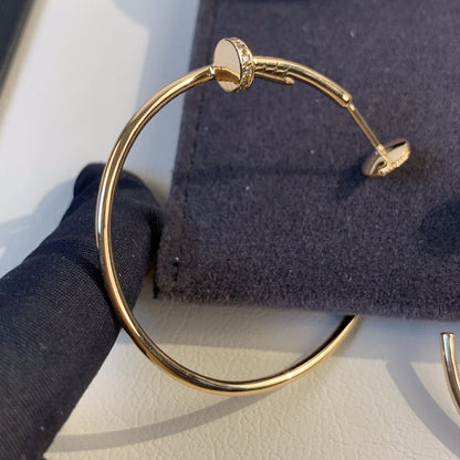 ¡®AuraJewelry¡¯JUSTE EARRINGS GOLD DIAMONDS 1.8MM