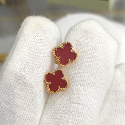 ¡®AuraJewelry¡¯CLOVER MINI GOLD EARRINGS