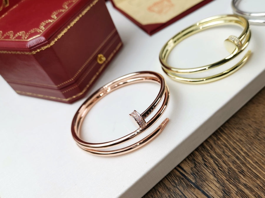 ¡®AuraJewelry¡¯JUSTE BRACELET 3.5MM DOUBLE ROW DIAMOND