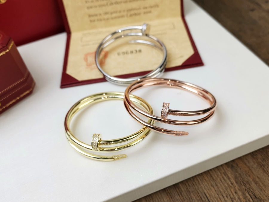 ¡®AuraJewelry¡¯JUSTE BRACELET 3.5MM DOUBLE ROW DIAMOND