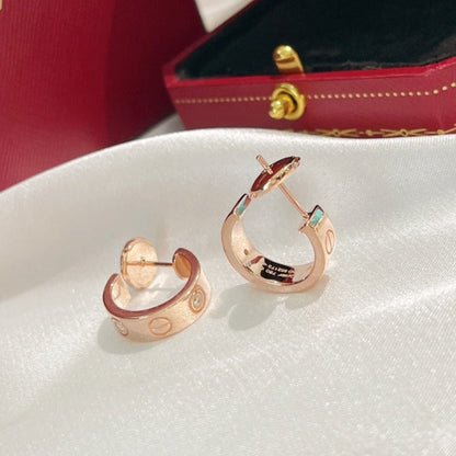 ¡®AuraJewelry¡¯LOVE EARRINGS 5.7MM 2 DIAMONDS