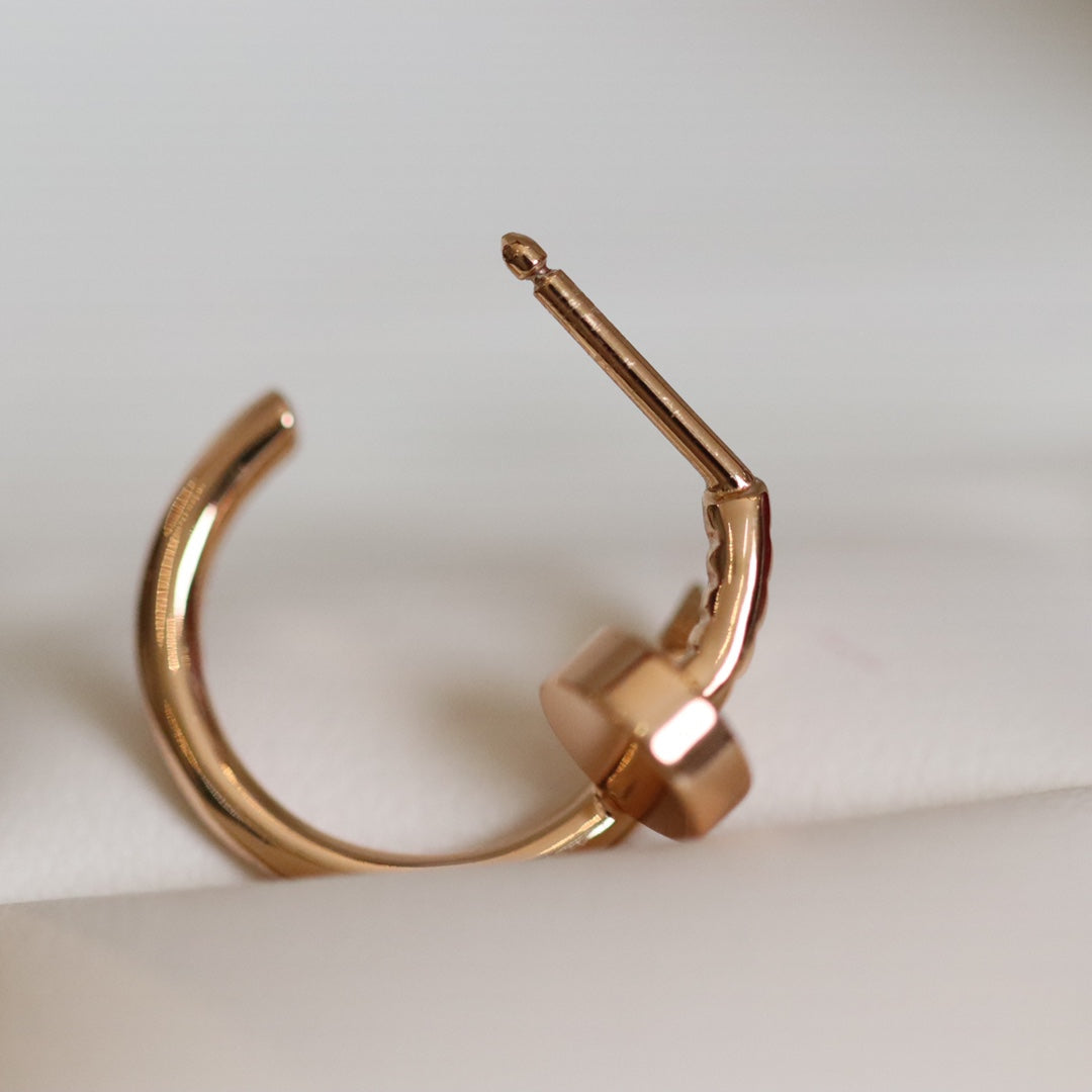 ¡®AuraJewelry¡¯JUSTE EARRINGS PINK GOLD