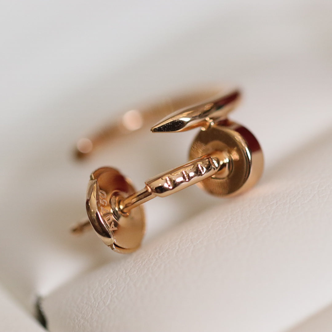 ¡®AuraJewelry¡¯JUSTE EARRINGS PINK GOLD