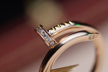 ¡®AuraJewelry¡¯JUSTE RING 2.65MM PINK GOLD DIAMOND