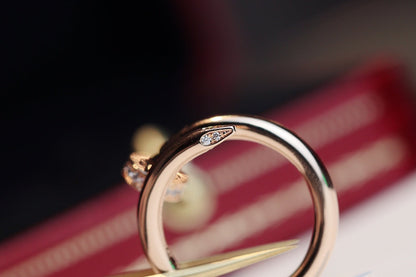 ¡®AuraJewelry¡¯JUSTE RING 2.65MM PINK GOLD DIAMOND