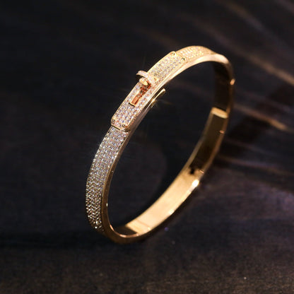 ¡®AuraJewelry¡¯KELLY BRACELET DIAMOND PAVED