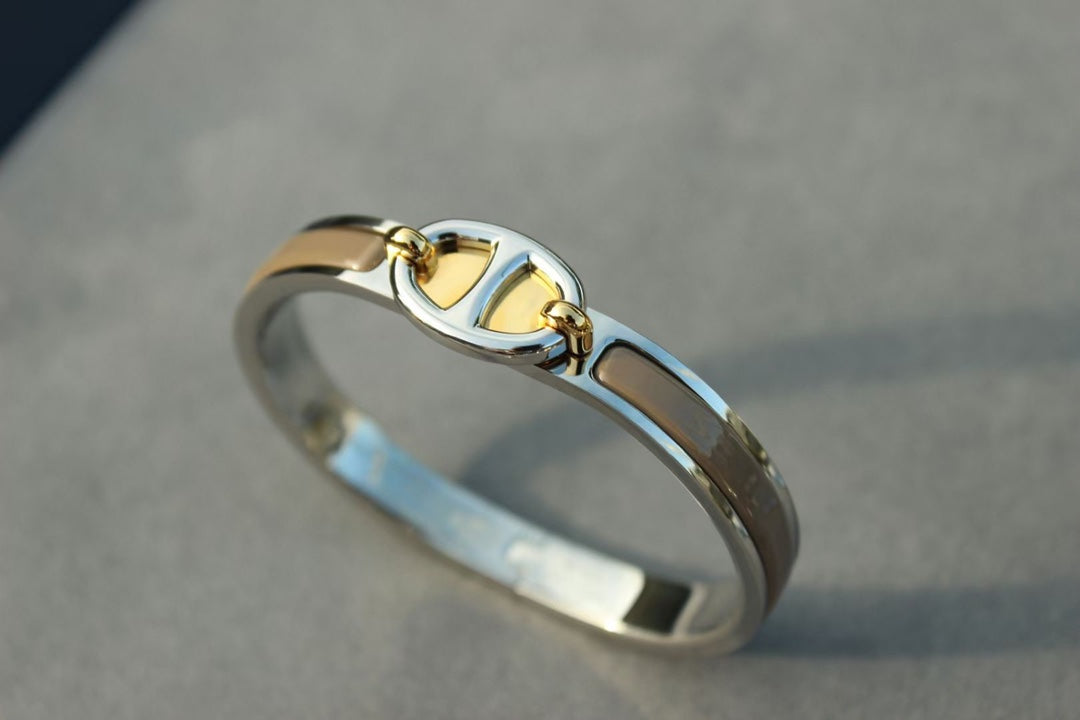 ¡®AuraJewelry¡¯CLIC CHAINE SILVER BRACELET