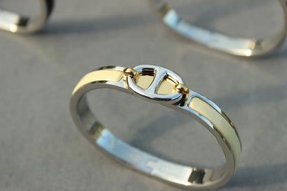 ¡®AuraJewelry¡¯CLIC CHAINE SILVER BRACELET