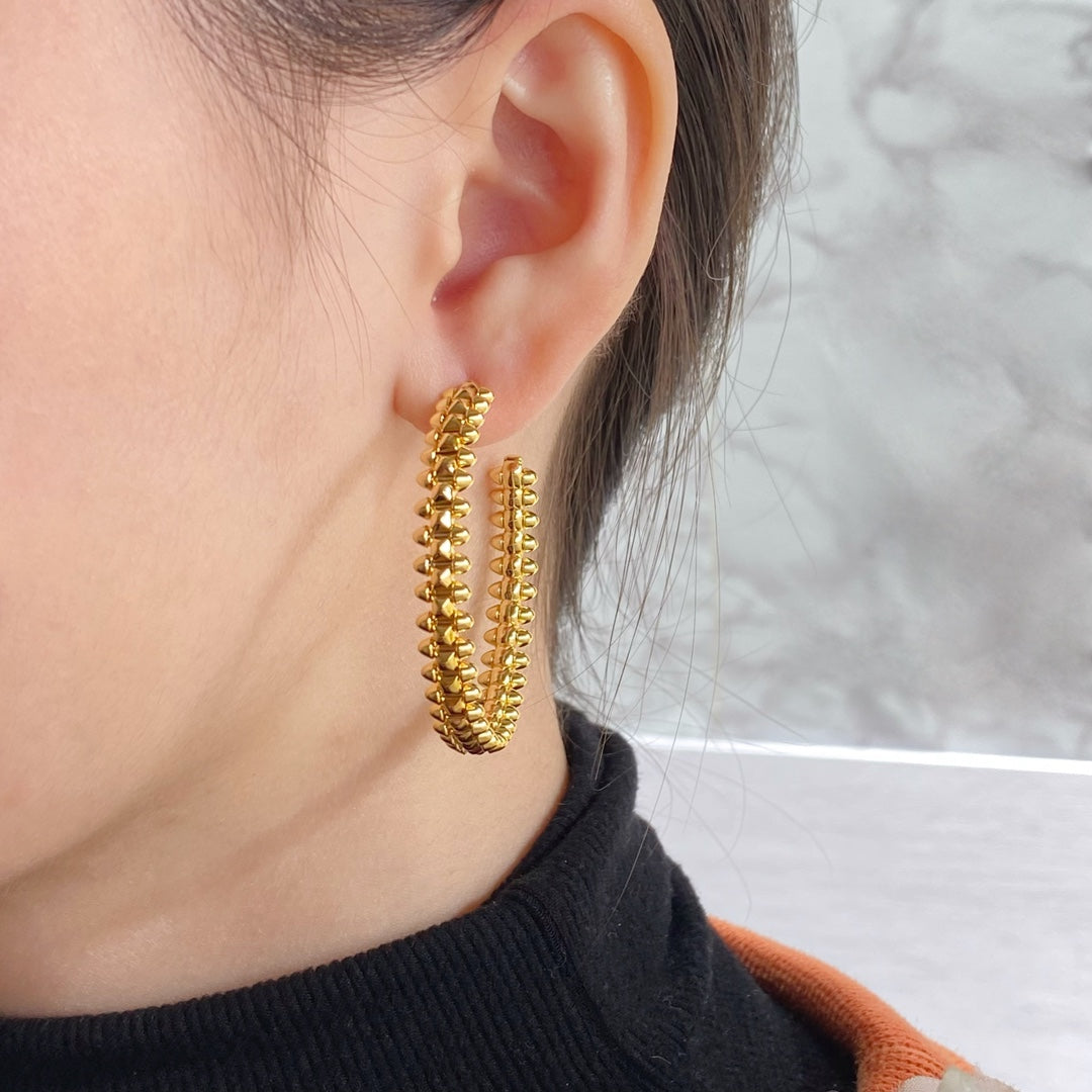 ¡®AuraJewelry¡¯CLASH HOOP EARRINGS