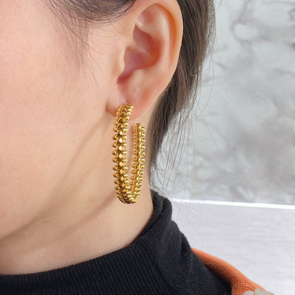 ¡®AuraJewelry¡¯CLASH HOOP EARRINGS