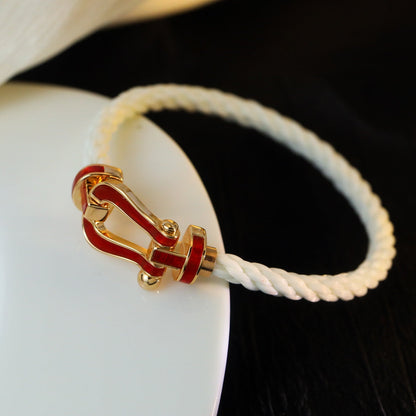 ¡®AuraJewelry¡¯FORCE 10 WHITE TEXTILE DIAMOND PAVED