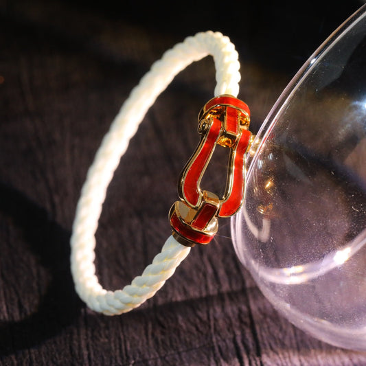 ¡®AuraJewelry¡¯FORCE 10 WHITE TEXTILE DIAMOND PAVED