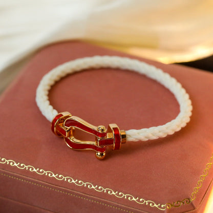 ¡®AuraJewelry¡¯FORCE 10 WHITE TEXTILE DIAMOND PAVED