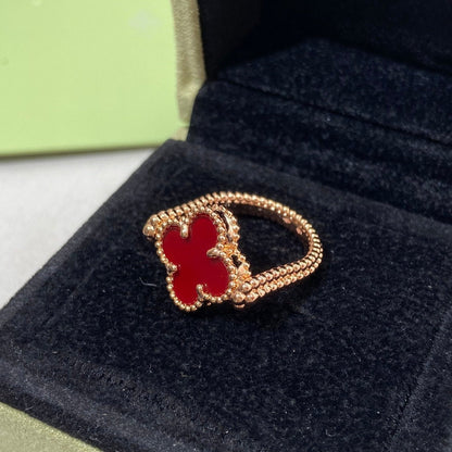 ¡®AuraJewelry¡¯CLOVER RIVERSIBLE ROSE GOLD RING