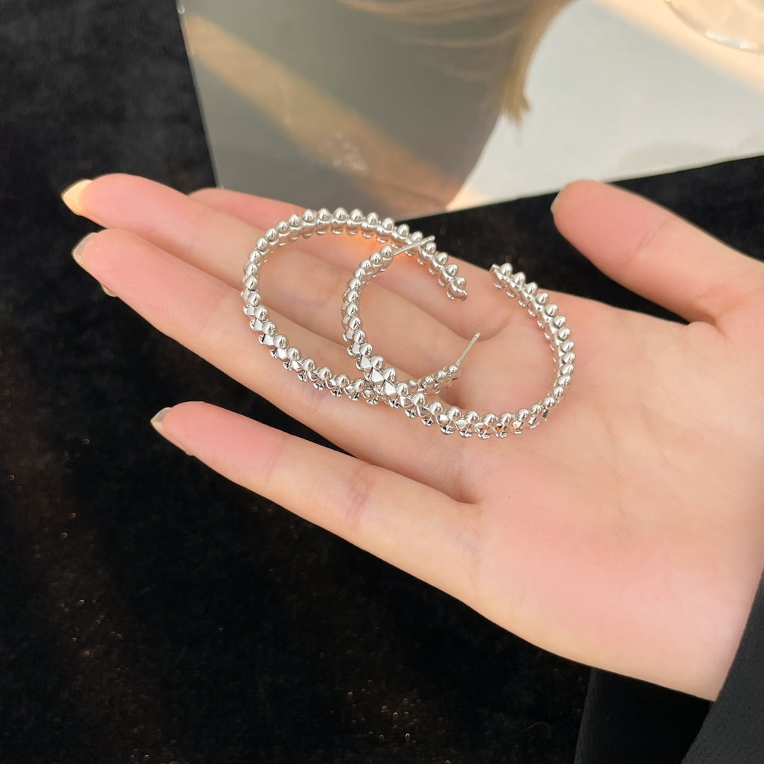 ¡®AuraJewelry¡¯CLASH HOOP EARRINGS