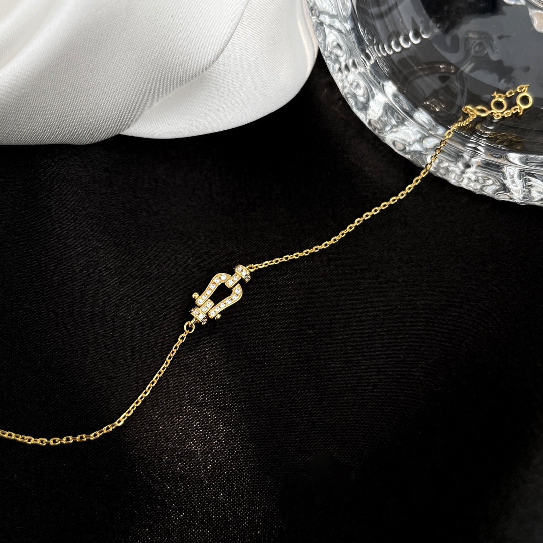 ¡®AuraJewelry¡¯FORCE 10 FULL DIAMOND BUCKLE CHAIN LINK MINI MODEL