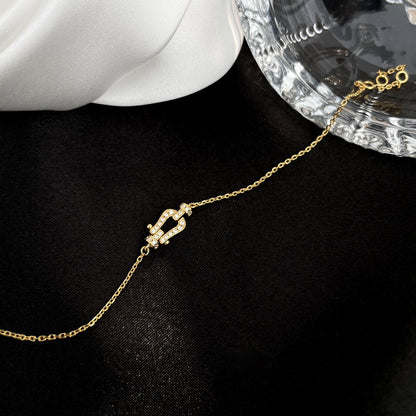 ¡®AuraJewelry¡¯FORCE 10 FULL DIAMOND BUCKLE CHAIN LINK MINI MODEL