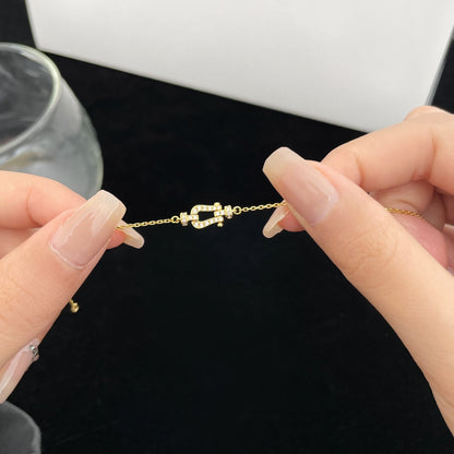 ¡®AuraJewelry¡¯FORCE 10 FULL DIAMOND BUCKLE CHAIN LINK MINI MODEL