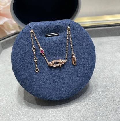 ¡®AuraJewelry¡¯FORCE 10 DIAMOND CHAIN LINK PINK GOLD BRACELET