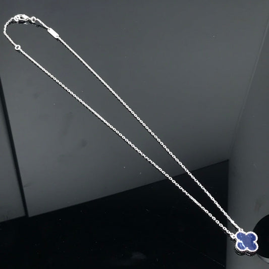 ¡®AuraJewelry¡¯CLOVER PIETERSITE SILVER LONG NECKLACE