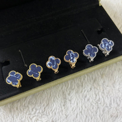 ¡®AuraJewelry¡¯CLOVER PIETERSITE MEDIUM STUD EARRINGS