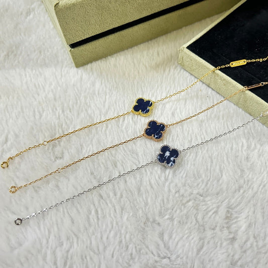 ¡®AuraJewelry¡¯CLOVER 1 MOTIF PIETERSITE BRACELET